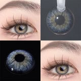 Colored Contact Lenses Dutch Brown Blue Moonbeam Color Contacts Eye Lens Eyes Half Year 2Pcs