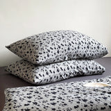 American Sle Floral Cotton Knitted Bedding Set 4pcs Pure Cotton Retro Sle Soft Breathable Comforter Cover eet
