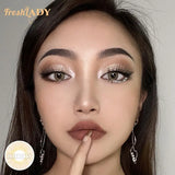 Contact Lenses K40 Magic Brown Natural Eye Makeup Cosmetic Lenses for Daily Beauty