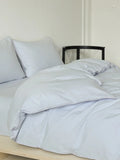 Waed Cotton Pure Color Bedding Set Four-Piece Tee-Piece Duvet Cover Single Bedding Set Breathable Comfortable All Seasons