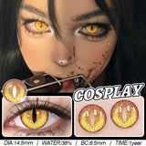 1 Pair Cosplay Makeup Contact Lenses for Eyes Halloween Essential Accessories Anime Cosplay Lens Yearly