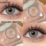 1 Pair New Korean Lenses Colored Contact Lenses Soft Beautiful Pupil Brown Contact Make Up