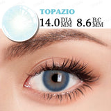 1Pair Color Contact Lenses for Blue Eyes Natural Pupils Green Ice Lenses Eye Color Contact Lens