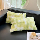 Household new class A rabbit plush pillowcase single milk plush pillowcase 48x74cm, no pillow core