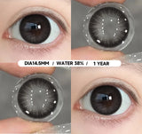 1 Pair Colored Pupils for Eyes Natural Brown Contact Lenses Gray Color Lens High Quality Eye Contacts Cosmetics Yearly