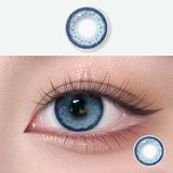 Colored Contact Lenses with degree Power Cosmetic Purple Annual Contact Lens 1year grey Make Up lens