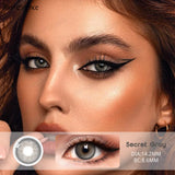 Natural Colored Contact Lenses for Eyes 1 Pair Brown Lenses Fashion Makeup Lenses 42% Water Beauty Pupils