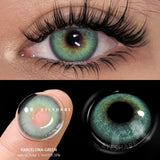 2pcs Green Colored Contact Lenses for Eyes High Quality Soft Eyes Contacts Beautiful Pupil Blue Color Lenses Brown Lenses
