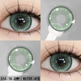 1Pair New Color Contact Lenses for Eyes Purple Lenses Gray Pupils Lens Brown Eye Lens Yearly Cosmetic Blue Eye Contacts