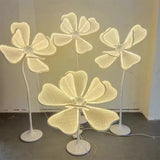 Wedding Decoration Luminous Flower Lamp Peony White Warm LED Lace flower decor Wedding Road Lead Party Event Stage Decorations