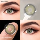 Grey Colored Contacts for Eyes Natural Brown Eye Lens Green Pupils Blue Eyes Contacts Lenses Fashion Yearly