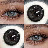 Eye Eyes Color Contacts Colored Contact Lenses Lens Cosmetics Beauty Blue Green 14.5mm 2Pcs 6 Months Half Year Use