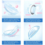 2Pcs Color Contact Lenses for Eyes Natural Gray Eye Lenses Brown Contact Lens Fashion Blue Lenses Green Contacs Yearly
