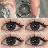 1 Pair Blue Colored Contact Lenses for Eyes Natural Brown Contact Lenses Fashion Lenses Brown Eye Lens Softlenses