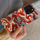 Wave Ripples High-End Stylish Soft Phone Case For iPhone 17 Cases iPhone 16 Pro Max 16E 15 14 13 12 11 XS X XR 7 8 16 Plus Cover