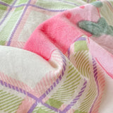 3pcs Simple Line Design Duvet Cover Set Cartoon Strawberry Print Bedding with 2 Pillowcases Skin-friendly Washable Quilt Cover