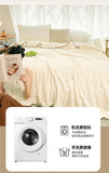 Throw Blankets for Couch Gift for Girls Women Comfortable Plush Cozy Faux Rabbit Fur Warm Fleece Soft Sofa Cover Blanket Camping