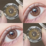 1pair Blue Green Gray Brown Color Contact Lenses Iris Circle Lens 14mm