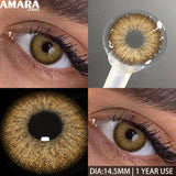 1 Pair Colored Contact Lenses Yearly Use Natural Look Brown Eye Lenses Gray Contact Blue Lenses Green Eye Lenses