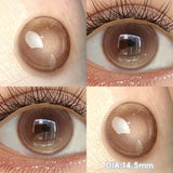 1 Pair Super Contact Lenses for Eyes Fashion Color Pupils Makeup Eye Lenses Green Contact Lenses Pink Brown Blue Lenses