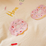 Pink Bedding Sets Solid Color Washed Cotton Home Girls Bedroom Decor Duvet Cover Pillowcase Bedspread Embroidery Four Piece Set