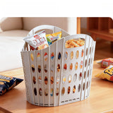 1PC Collapsible Laundry Hamper Basket, Foldable, Portable for Home & Bathroom, Durable Fabric, Space Saving Clothes Organizer