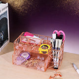 Nordic Metal File Rack Drawer Style Multifunctional Desktop Organizer Office Storage Stationery Holder
