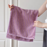 Stripe Pure Towels Absorbent Towels for Bathroom Skin-Friendly Soft Comfortable Kids Face Towel Hand Towel  Beach Bath Towel