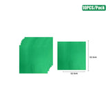 Solid Green Party Supplies Disposable Tableware Set Paper Plates Cups Napkins Tablecloth Kids Boy Birthday Baby Shower Decor
