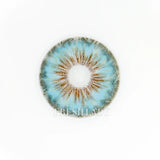Blue Colored Contact Lenses 1 Pair Natural Yearly Disposable Cosmetic Eye Lens 14.2mm Soft Color Lens