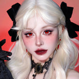 1 Pair Red Vampire Halloween Cosplay Contact Lenses for Eyes Beauty Fashion Red lense Blue Lenses Green Eye Contact