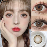 Color Contact Lenses with Diopters Korean Eye Contacts Lenses Colorcon Black Lenses High Quality Natural Optical Lenses