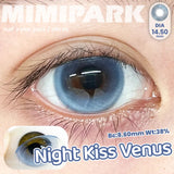 2pcs Half-Year Colored Contacts 14.5mm Glossy Natural Style for Daily Wear Cosplay High Moisture Lenses