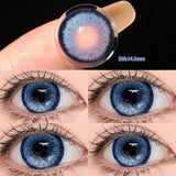 1 Pair Natural Contact Lenses for Eyes Myopia Prescription Fashion Eyes Round Soft Lens Student Color Cosmetics Fast Shipping