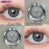 1 Pair Cleopatra Pupils Lens Yearly  For Eyes Blue Green Contact LensNatural Len Colorcon High Quality Lense