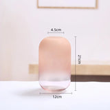 Gradual Frosted Glass Vase Floral Arrangement Accessories Hydroponics Terrarium Transparent Flower Home Decoration