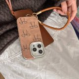 Plating Shockproof Cover for iphone 13 14pro 16 15 pro max 15promax 16pro 14 rope ins bowknot 3d bead autume leather phone case