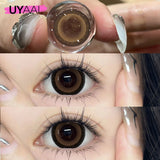 15MM Enlarge Pupils Colored Black Lenses for Eyes Brown Contact Lenses Fast Shipping High Quality Natural Look Lense