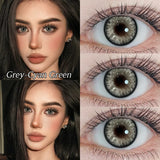 1Pair Colored Lenses for Eyes with Prescription Green Brown Contacts Lenses Natural High Quality Lenses Beauty Pupils