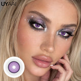 2pc Halloween Cosplay Colored Contact Lenses Red Eye Lens Blue Color Pupils Anime Green Role Play Lenses Cos Party Makeup
