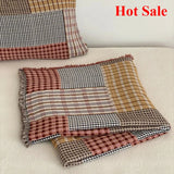 New class A summer cotton four-layer gauze fringed blanket travel summer cool quilt leisure towel quilt summer