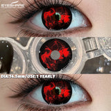 Halloween cosplay color contact lenses for eyes black/red/white Anime Accessories colorful fashion lenses