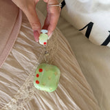 Cute Avocado cherry stars imd earphone case shiny wireless bluetooth charging box for apple airpods 4  2 pro 2nd 3 1 cover