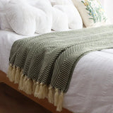 Retro Geometric Throw Blanket Knitted Home Decoration Hotel Classic Bed Cover Nordic Luxury Sofa Blanket Bedspread On The Bed