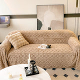 Autumn Taffeta Fleece Sofa Blanket Soft Comfortable Protective Cover for 1-4 Seater Sofas Jacquard Plush Throws Blanket