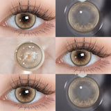 Colored Contact Lenses Lalens Butterfly Brown Blue Purple Gray Color Contacts Eye Lens Eyes Half Year 2Pcs
