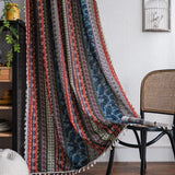 Modern Nordic Sheer Tulle Window Curtains Flower Pattern Drapes Living Room Home Decor Furniture Cover