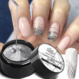 5ml Super Sliver Metallic Gel Nail Polish Holographics Metal Effect Painting Liner DIY Nail Art Decoration Varnish