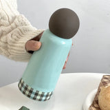 500ML INS Sports Thermos Cup For Children,Stainless Steel Vacuum Flasks,Conical Drinkware,Outdoor Camping Travel WATER BOTTLE