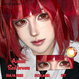 Anime Cosplay Contact Lenses Purple Lenses Halloween White Lenses Dragon Eye Cosplay Lenses Colored Pupils for Party